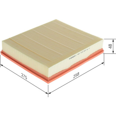 BOSCH 1 457 433 537 Luftfilter