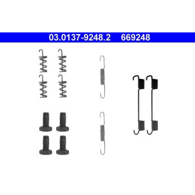 03.0137-9248.2 Zubehörsatz, Feststellbremsbacken