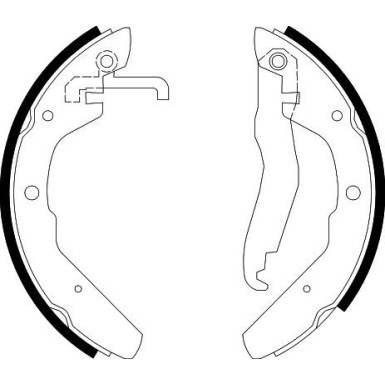 Hella | Bremsbackensatz | 8DB 355 000-701
