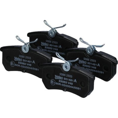 Valeo Bremsbelagsatz, Scheibenbremse EXPERT 301431A