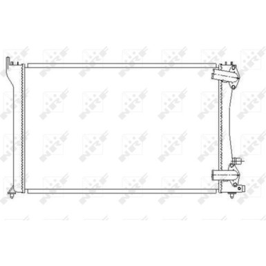 NRF | Kühler, Motorkühlung | 58251