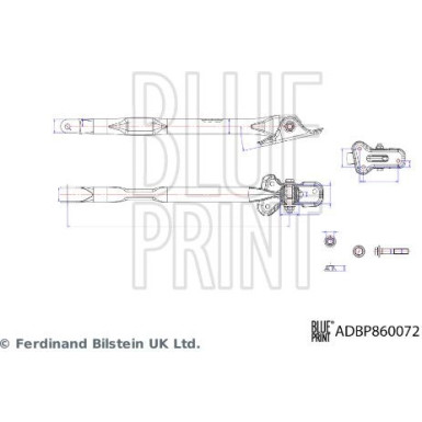 Blue Print | Lenker, Radaufhängung | ADBP860072
