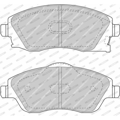 Ferodo Bremsbelagsatz, Scheibenbremse PREMIER ECO FRICTION FDB1424