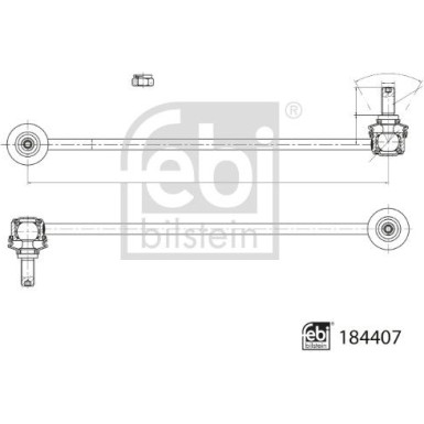 FEBI BILSTEIN 184407 Koppelstange
