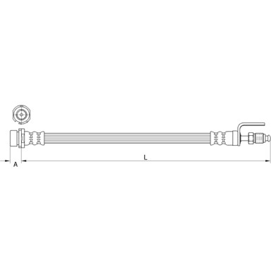 4111334 Bremsschlauch GREENPARTS