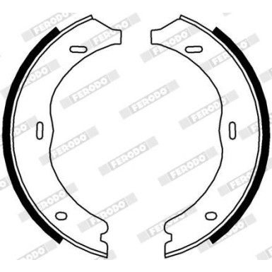 Ferodo | Bremsbackensatz, Feststellbremse | FSB4003 Ferodo | Bremsbackensatz, Feststellbremse | FSB4003