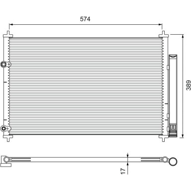 Valeo | Kondensator, Klimaanlage | 814392