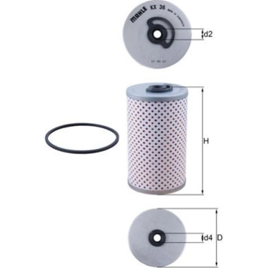 KX 36D Kraftstofffilter