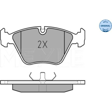 Meyle Bremsbelagsatz, Scheibenbremse MEYLE-ORIGINAL: True to OE 025 209 6820