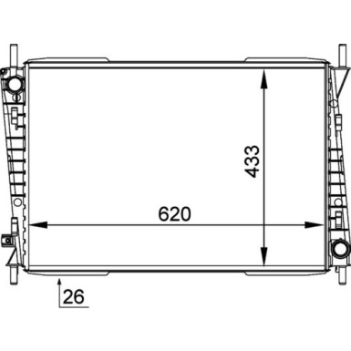 Mahle | Kühler, Motorkühlung | CR 1348 000P