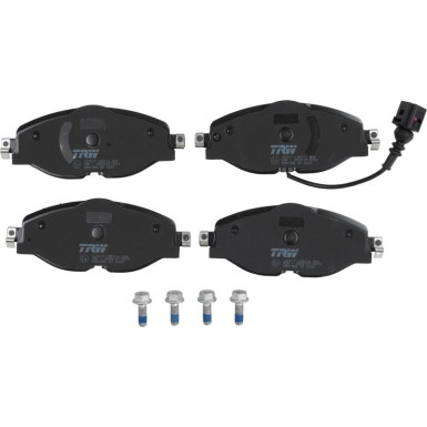 TRW GDB1956 Bremsbeläge COTEC, inkl. Verschleißwarnkontakt, mit Zubehör