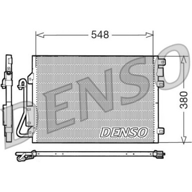 Denso | Kondensator, Klimaanlage | DCN23008