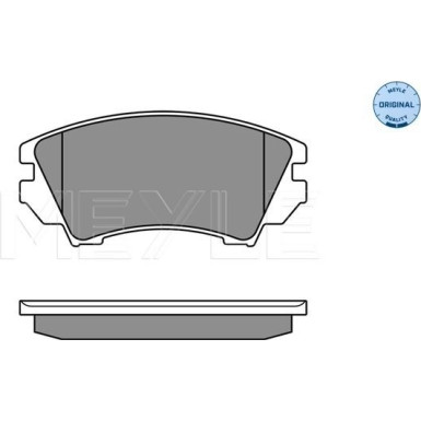 Meyle | Bremsbelagsatz, Scheibenbremse | 025 244 1219/W