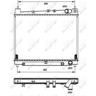 53211 Kühler, Motorkühlung EASY FIT