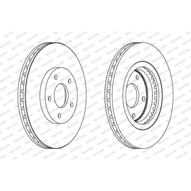 Ferodo | Bremsscheibe | DDF1589C