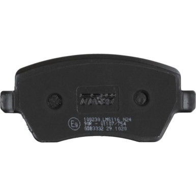 TRW Bremsbelagsatz, Scheibenbremse COTEC GDB3332