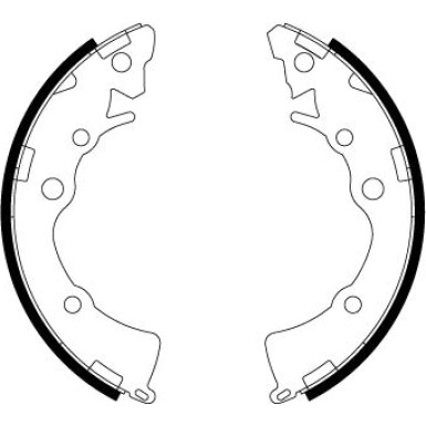 GS8812 Bremsbackensatz GS8812 Bremsbackensatz