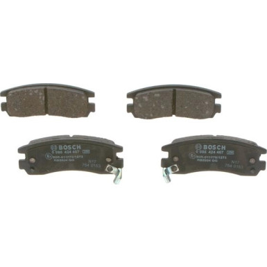 0 986 424 467 Bremsbelagsatz, Scheibenbremse