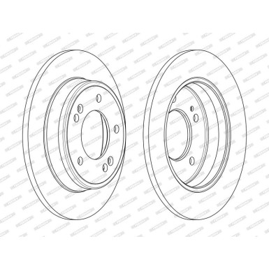 Ferodo Bremsscheibe PREMIER DDF2193C