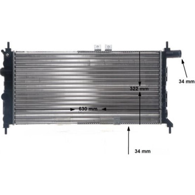 CR 441 000S Kühler, Motorkühlung BEHR