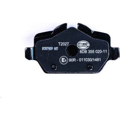 Hella | Bremsbelagsatz, Scheibenbremse | 8DB 355 020-111