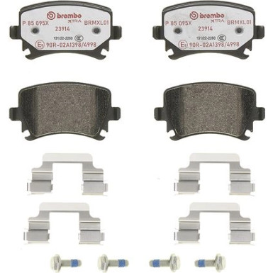 Brembo | Bremsbelagsatz, Scheibenbremse | P 85 095X
