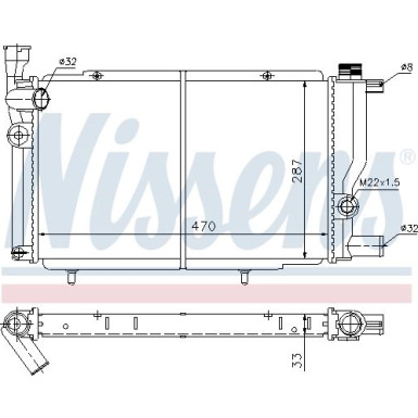 63425 Kühler, Motorkühlung