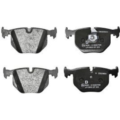 Delphi Bremsbelagsatz, Scheibenbremse LP1803 Delphi Bremsbelagsatz, Scheibenbremse LP1803