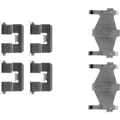 BOSCH Zubehörsatz, Scheibenbremsbelag 1 987 474 368