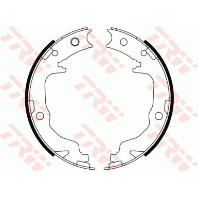 GS8804 Bremsbackensatz, Feststellbremse