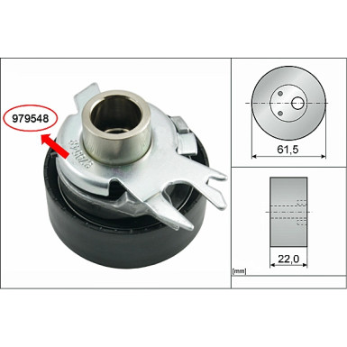 531 0525 30 Spannrolle, Zahnriemen 531 0525 30 Spannrolle, Zahnriemen
