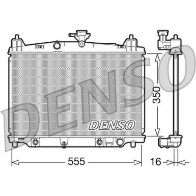 Denso | Kühler, Motorkühlung | DRM44018