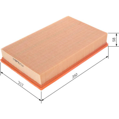 BOSCH 1 457 433 536 Luftfilter