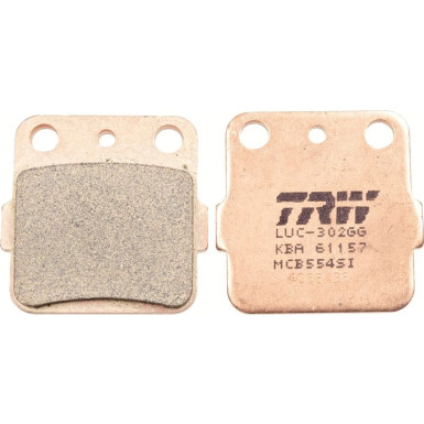 TRW | Bremsbelagsatz, Scheibenbremse | MCB554SI