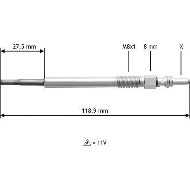Valeo | Glühkerze | 345118
