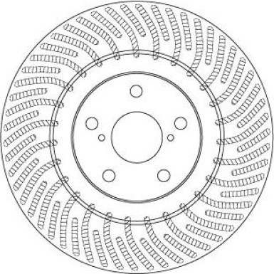 DF6692S Bremsscheibe TRW SINGLE