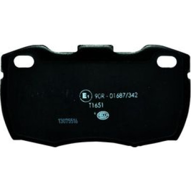 Hella Pagid | Bremsbelagsatz, Scheibenbremse | 8DB 355 012-871