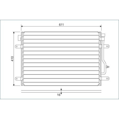817741 Kondensator, Klimaanlage 817741 Kondensator, Klimaanlage