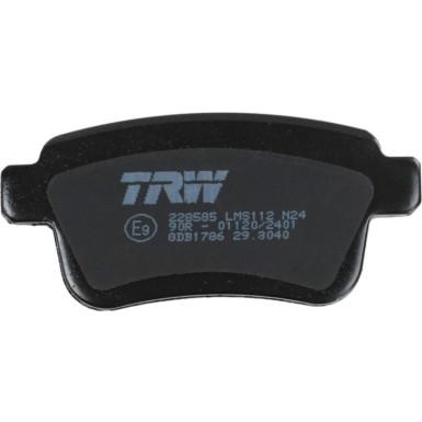 TRW Bremsbelagsatz, Scheibenbremse COTEC GDB1786