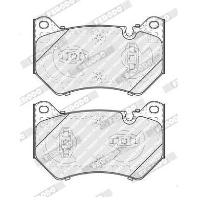 Ferodo | Bremsbelagsatz, Scheibenbremse | FDB5291 Ferodo | Bremsbelagsatz, Scheibenbremse | FDB5291