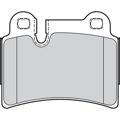 Valeo Bremsbelagsatz, Scheibenbremse ESSENTIAL 302284