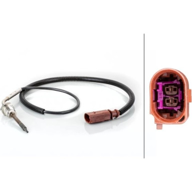 Hella | Sensor, Abgastemperatur | 6PT 014 494-821
