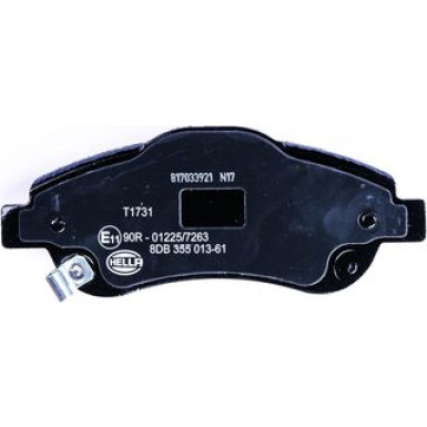 Hella | Bremsbelagsatz, Scheibenbremse | 8DB 355 013-611