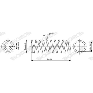 Monroe | Fahrwerksfeder | SP2259