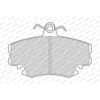 Ferodo Bremsbelagsatz, Scheibenbremse PREMIER FDB1781