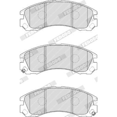 FDB1993 Bremsbelagsatz, Scheibenbremse PREMIER ECO FRICTION