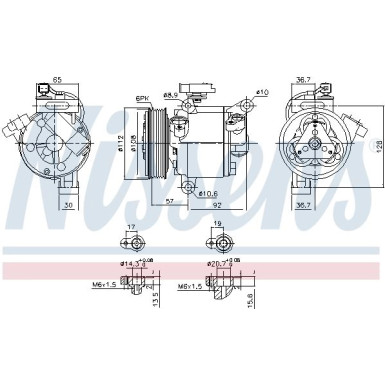 890638 Kompressor, Klimaanlage ** FIRST FIT ** 890638 Kompressor, Klimaanlage ** FIRST FIT **