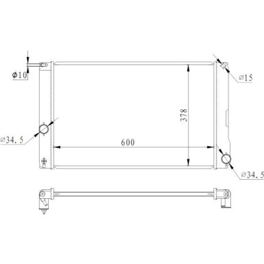 550008 Kühler, Motorkühlung