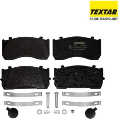 Textar | Bremsbelagsatz, Scheibenbremse | 2918301
