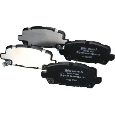 Valeo | Bremsbelagsatz, Scheibenbremse | 302314A